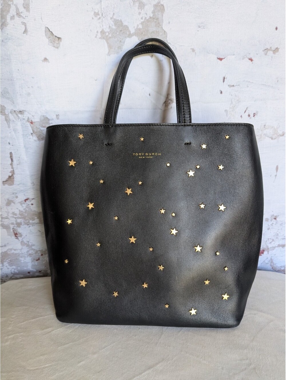 Tory Burch Stud Star leather tote Pre Owned